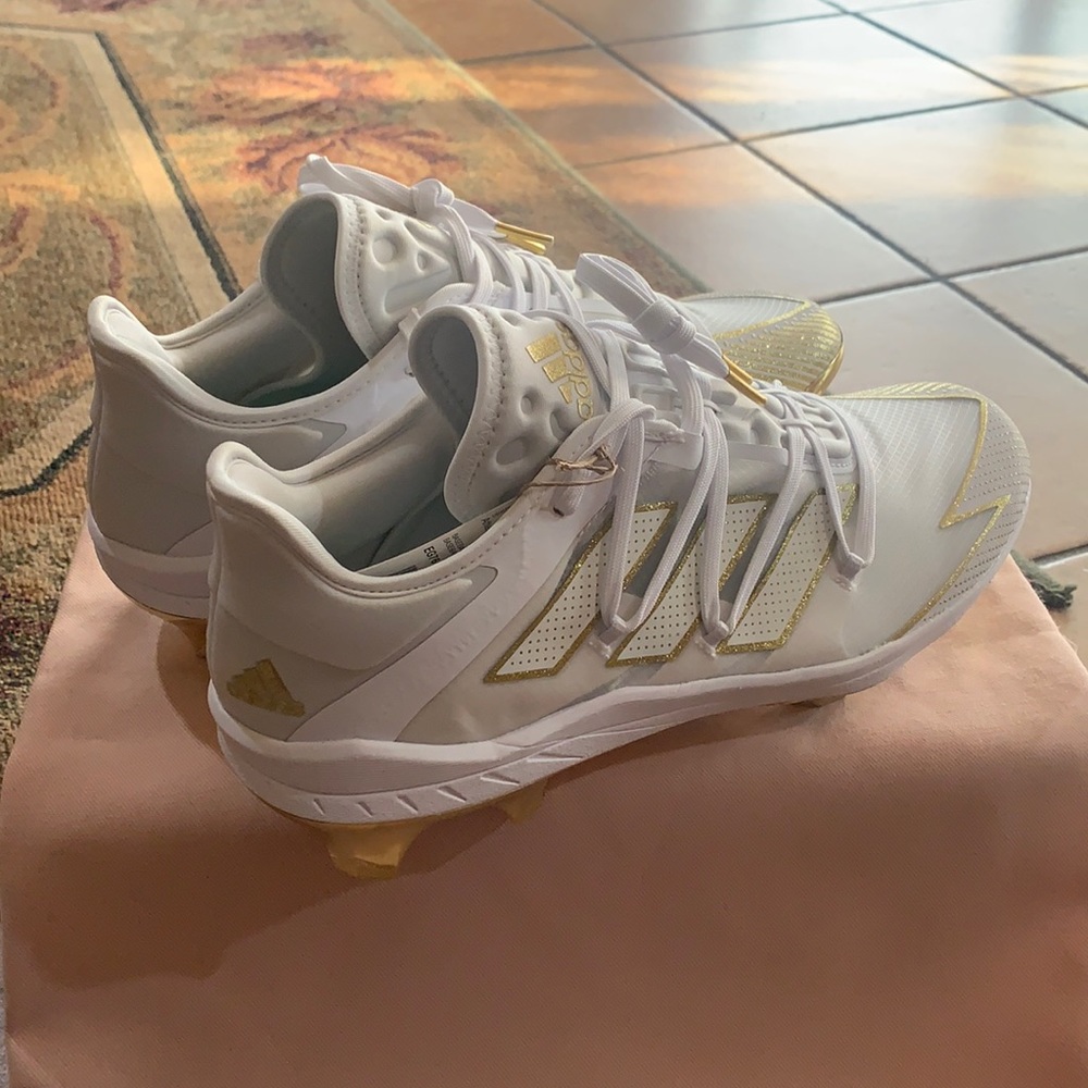 Adidas® AdiZERO® Afterburner 7 GOLD Baseball Cleat - Picture 3 of 15